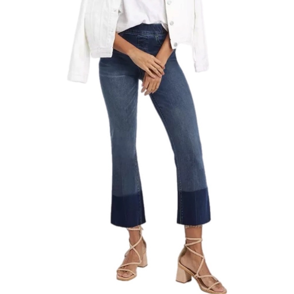 Spanx Cropped Flare Denim Jeans